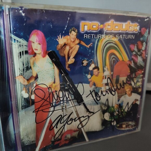 Rare! No Doubt Signed Autographed by All Members Return of Saturn Interscope CD - Picture 10 of 10